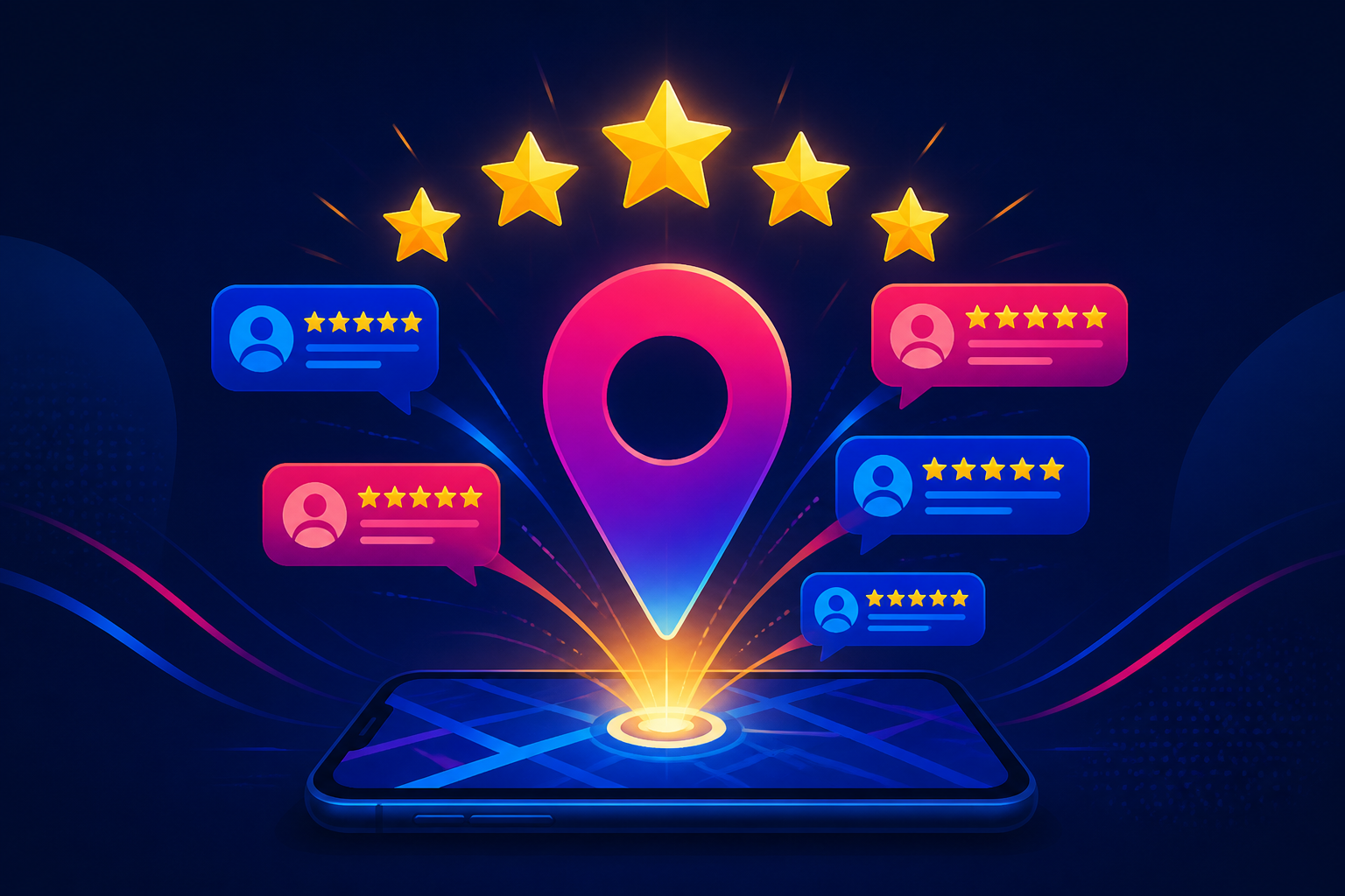 Google Profile & Reviews illustration